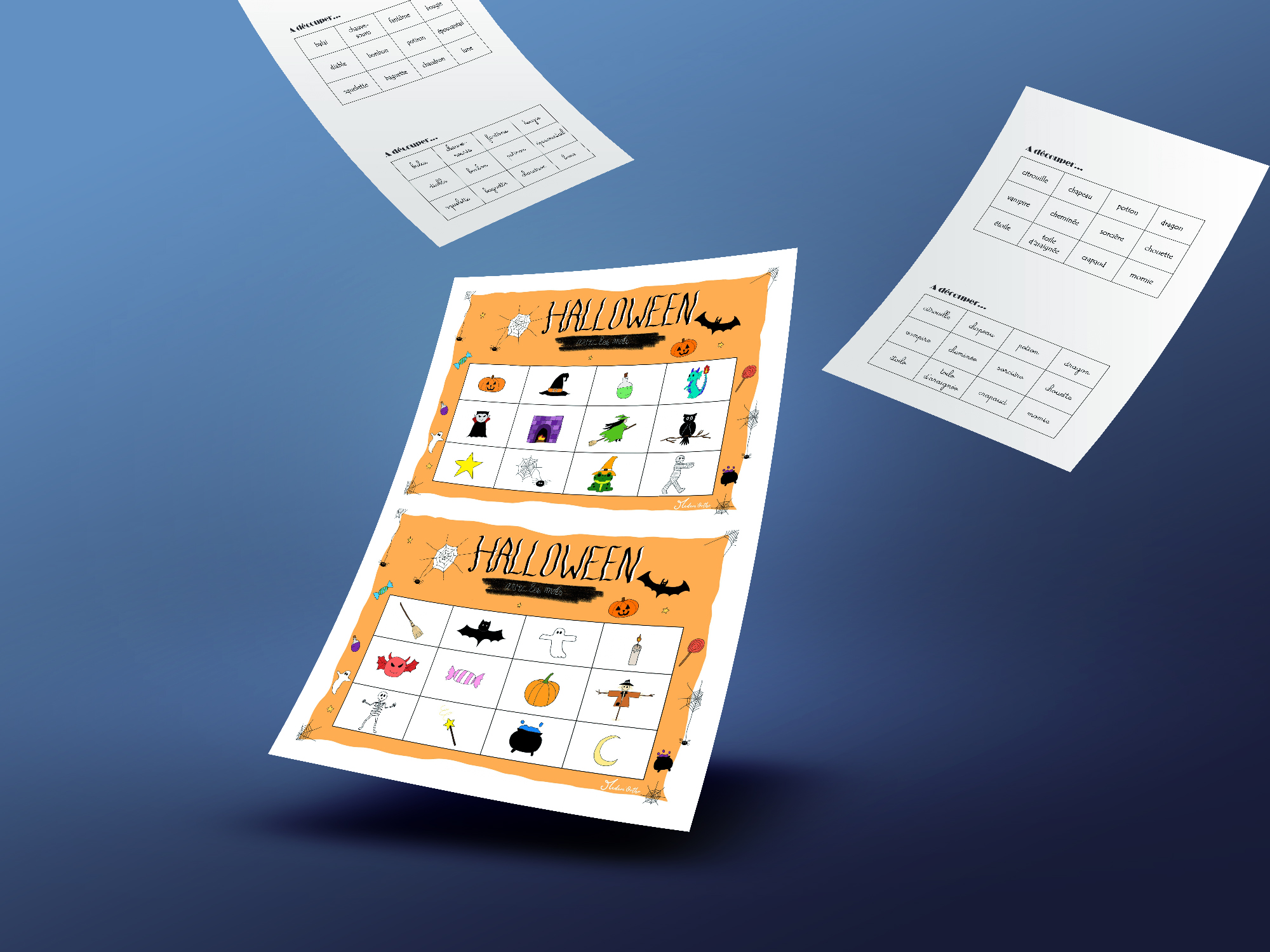 Halloween avec les mots - Loto (PDF) – Image 2