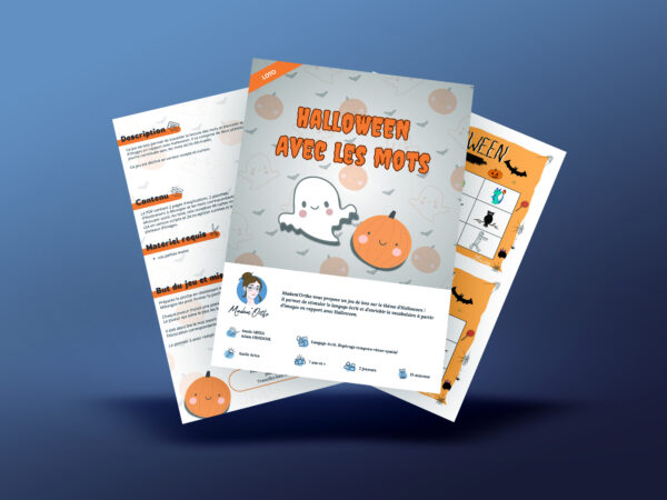 Halloween avec les mots - Loto (PDF)