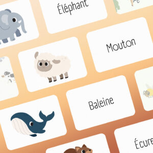 Association mot-image - Animaux mignons (PDF)