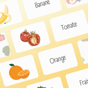 Association mot-image - Fruits et légumes (PDF)