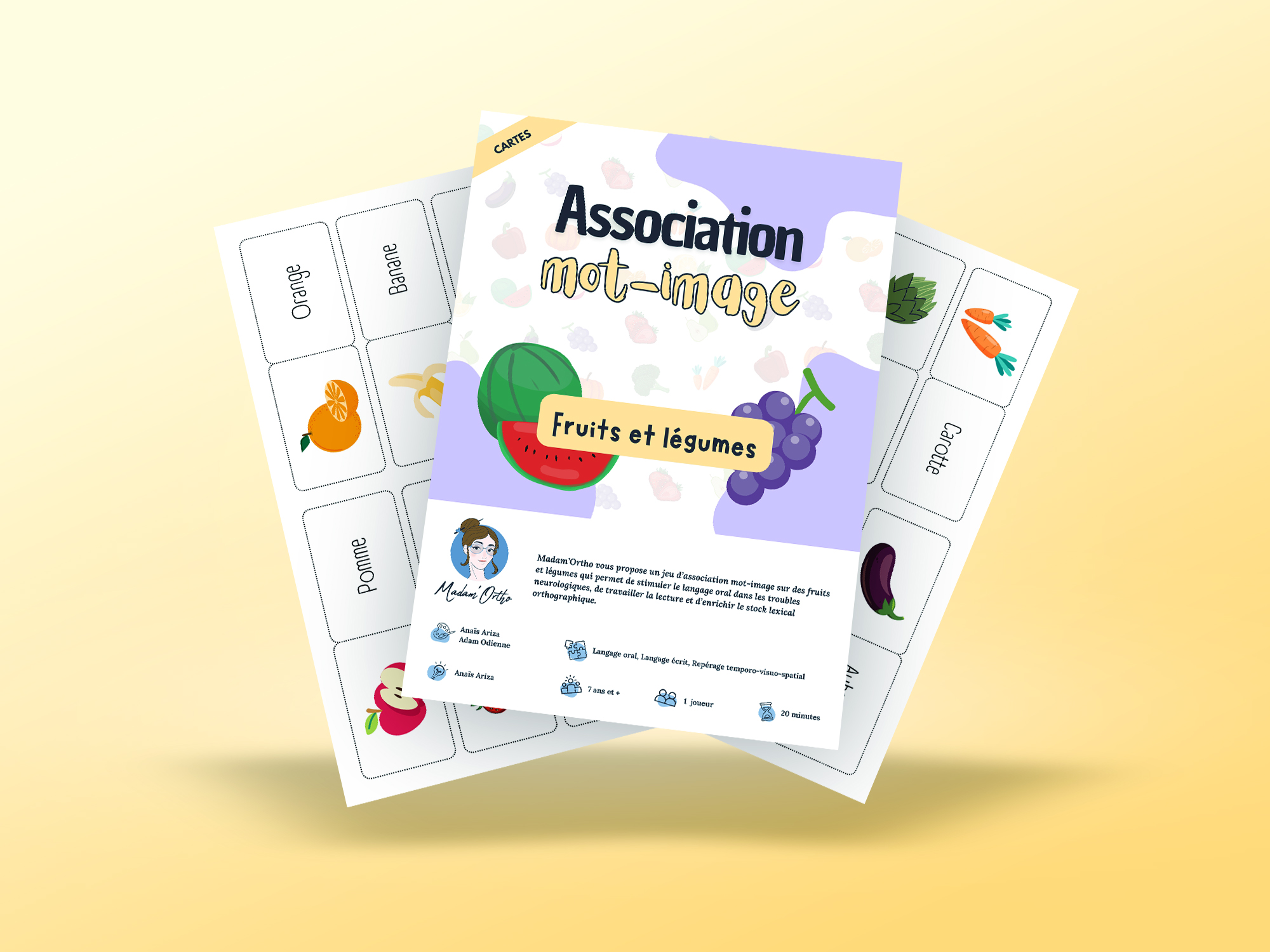 Association mot-image - Fruits et légumes (PDF) – Image 3