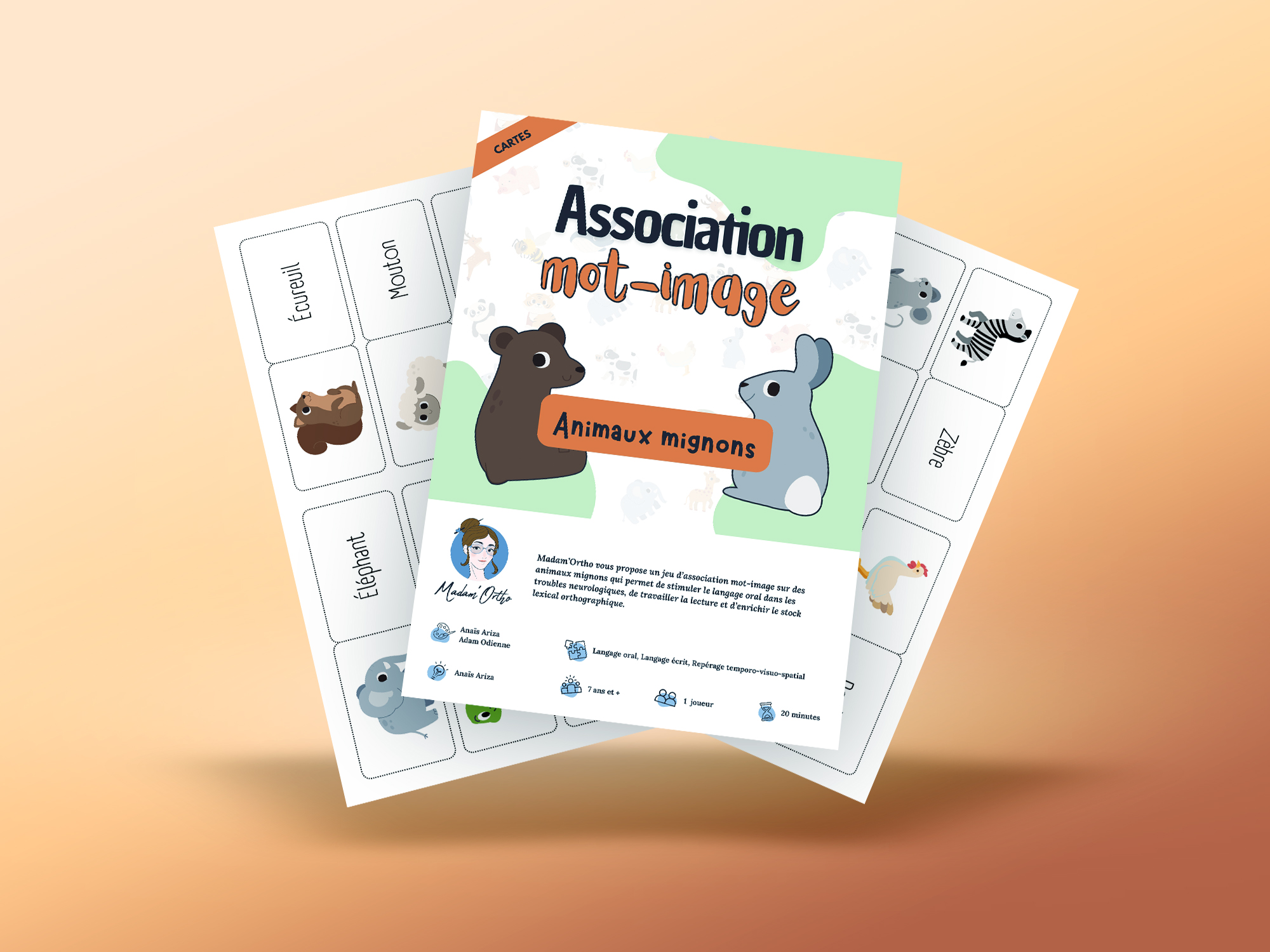 Association mot-image - Animaux mignons (PDF) – Image 3