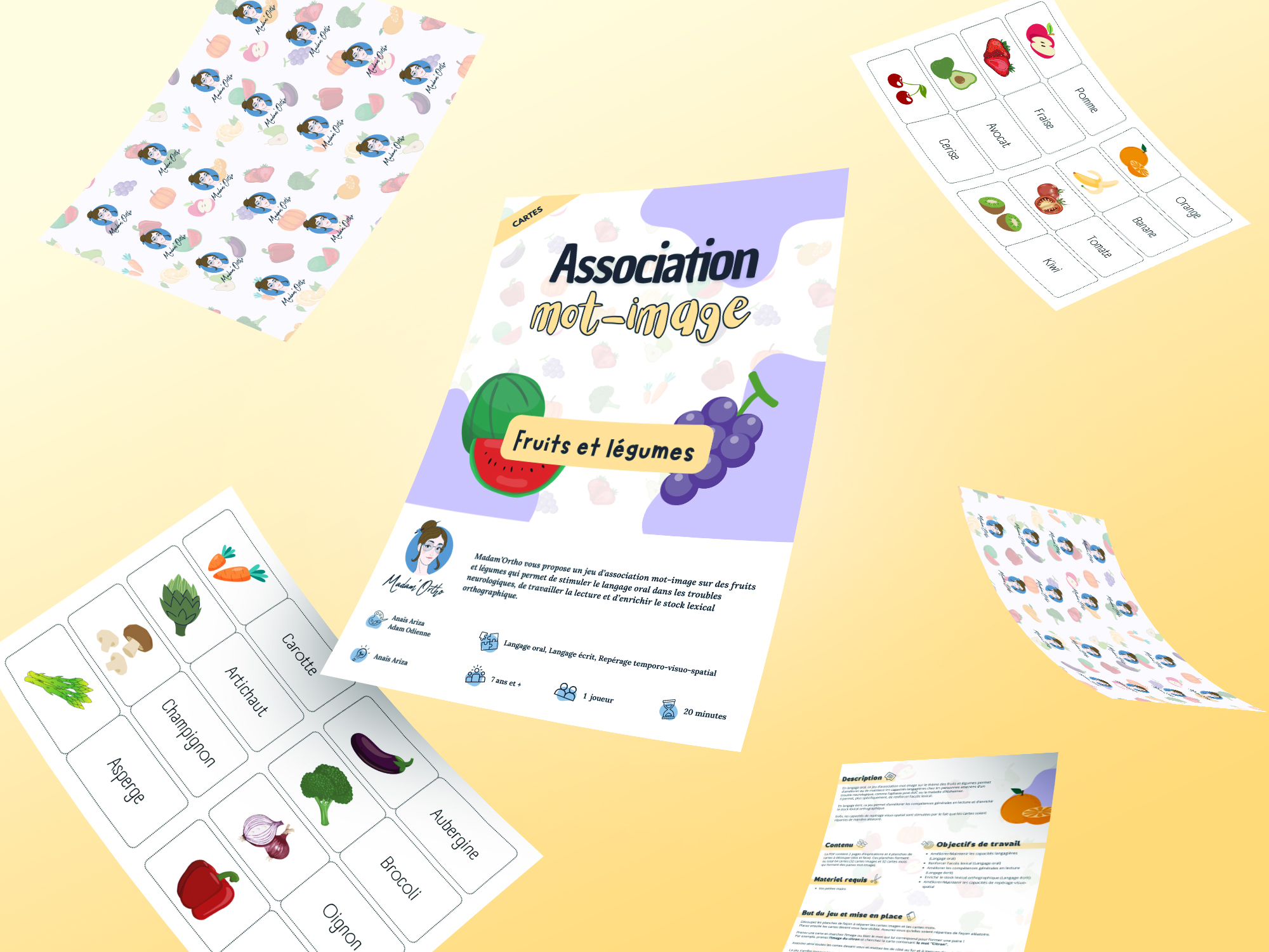 Association mot-image - Fruits et légumes (PDF) – Image 2