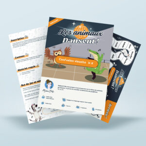 Les animaux dansent ! Confusion visuelle b/d - Parcours (PDF)