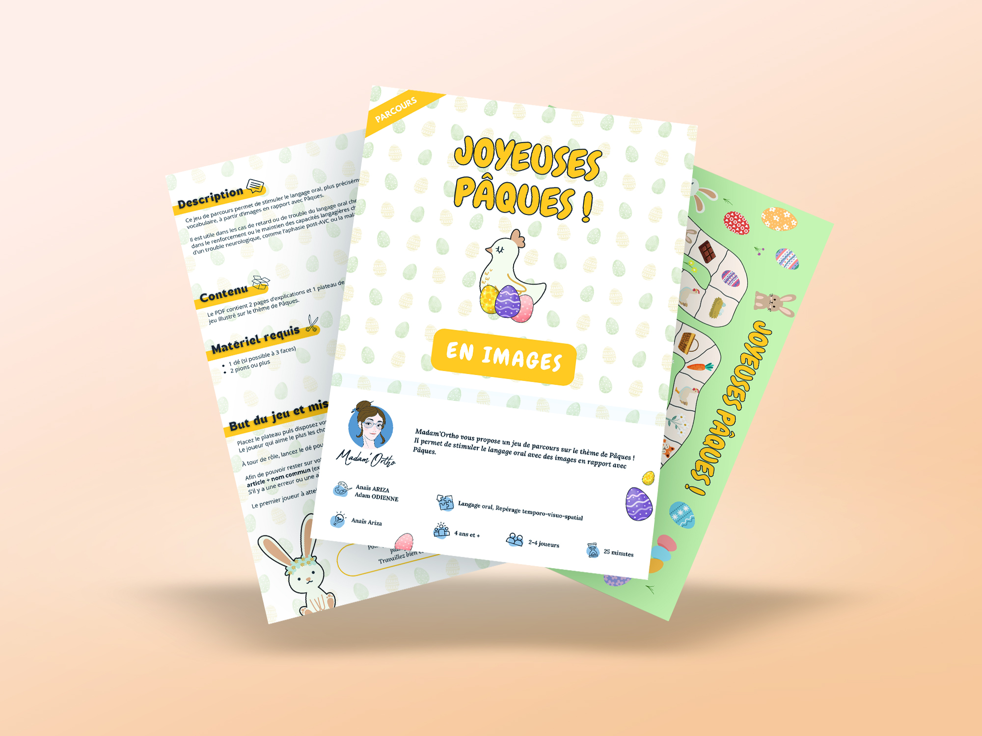 Joyeuses Pâques ! en images - Parcours (PDF)