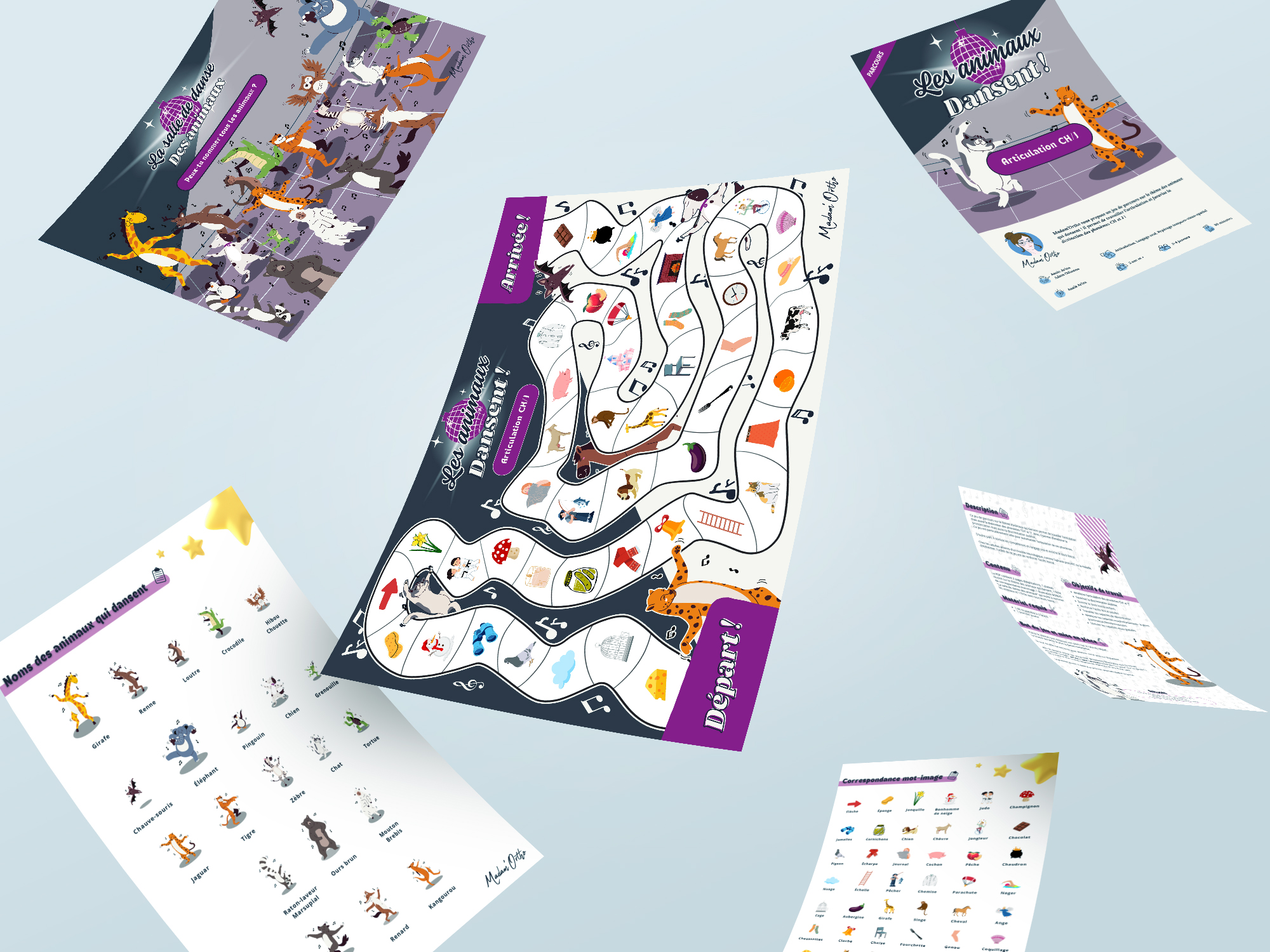 Les animaux dansent ! Articulation CH/J - Parcours (PDF) – Image 2