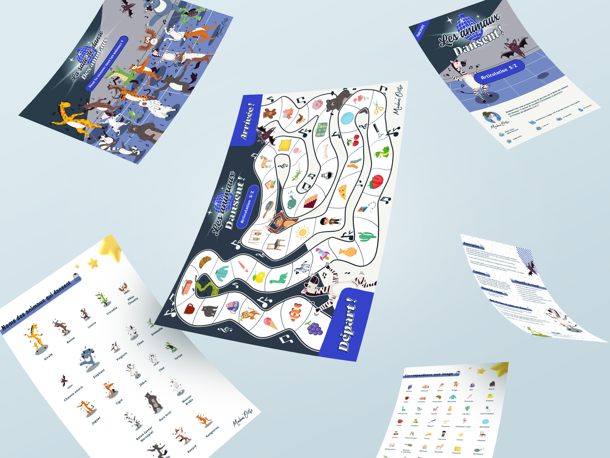 Les animaux dansent ! Articulation S/Z - Parcours (PDF) – Image 2