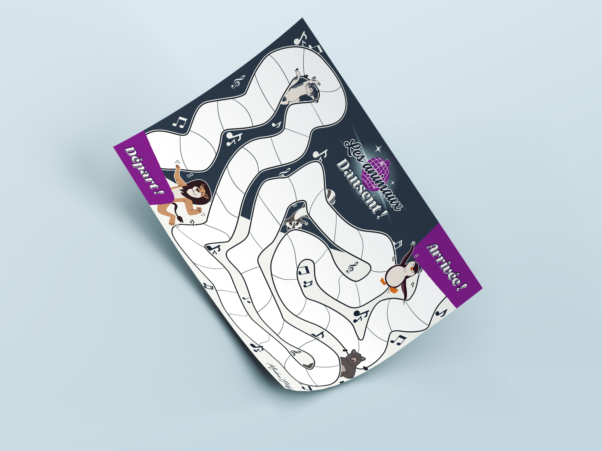 Les animaux dansent ! - Parcours vierge (PDF)