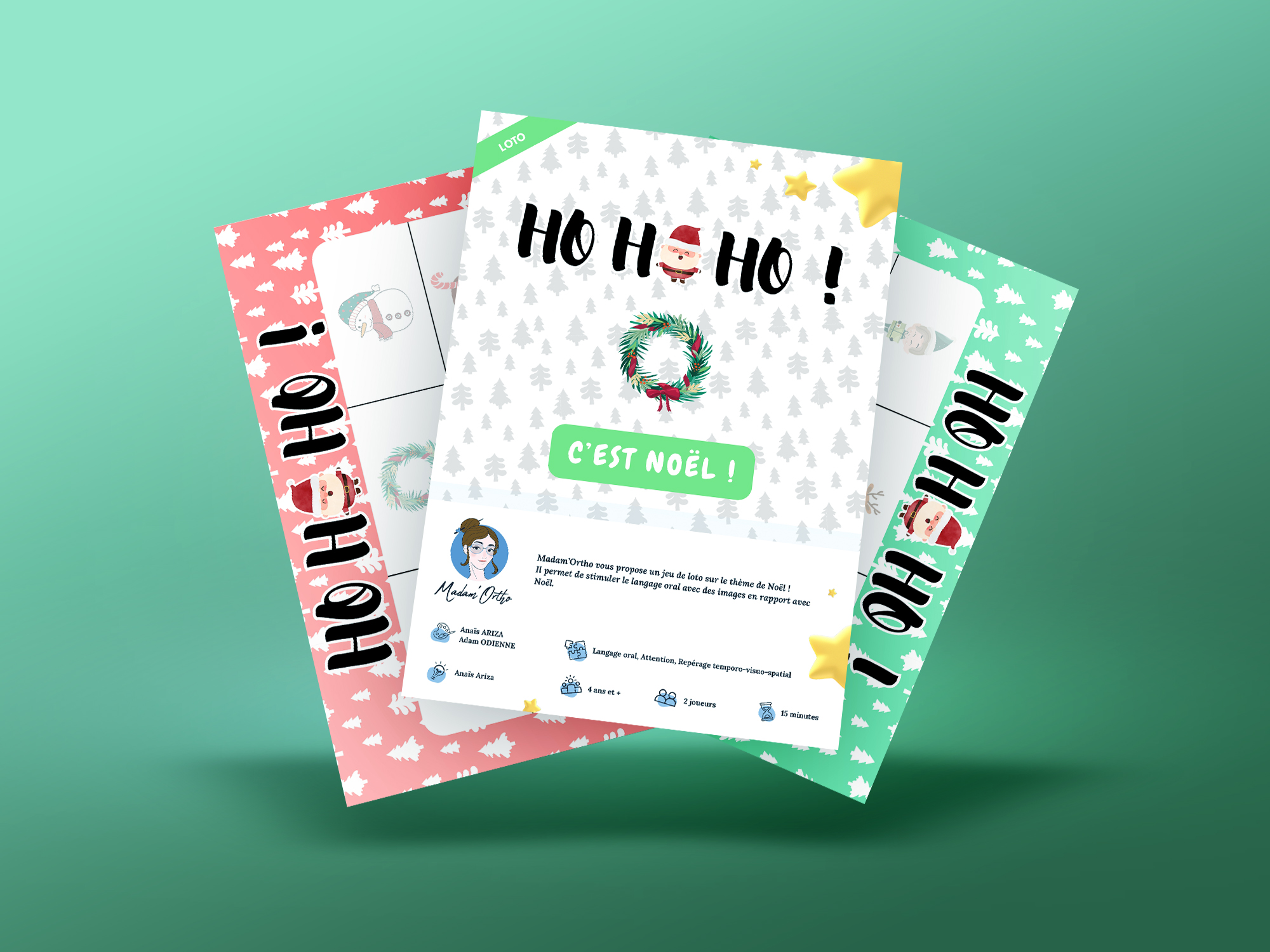 Ho ho ho, c'est Noël ! - Loto (PDF)