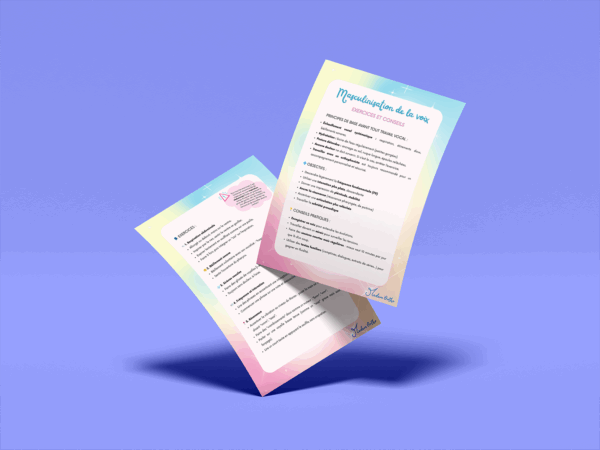 Masculinisation de la voix : Exercices et conseils - Voix (PDF à imprimer)