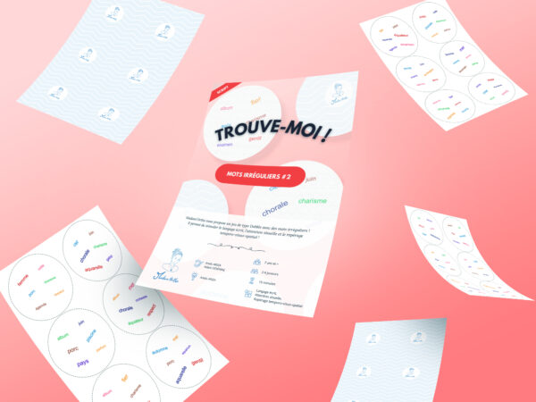 Trouve-moi ! Mots irréguliers #2 - Discrimination visuelle (PDF à imprimer) – Image 3