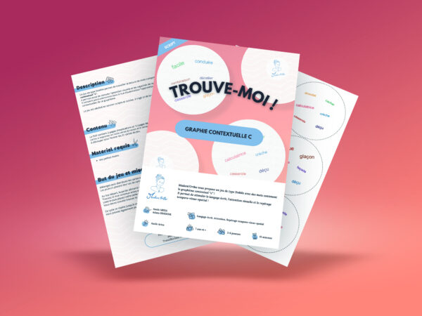 Trouve-moi ! Graphie contextuelle “C” - Discrimination visuelle (PDF à imprimer) – Image 2