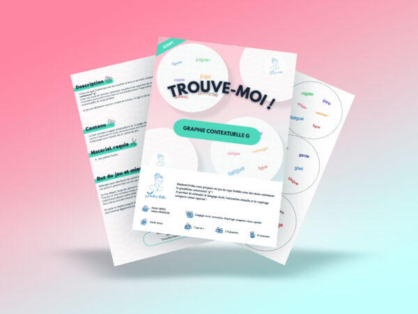 Trouve-moi ! Graphie contextuelle “G” - Discrimination visuelle (PDF à imprimer) – Image 2