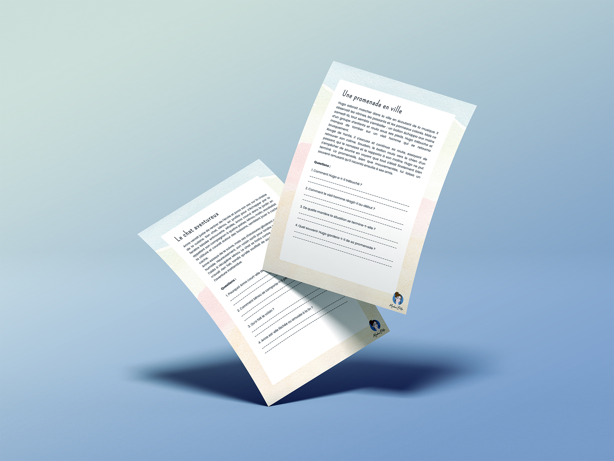 Les petites aventures ! Compréhension écrite - Textes courts et questions (PDF) – Image 2