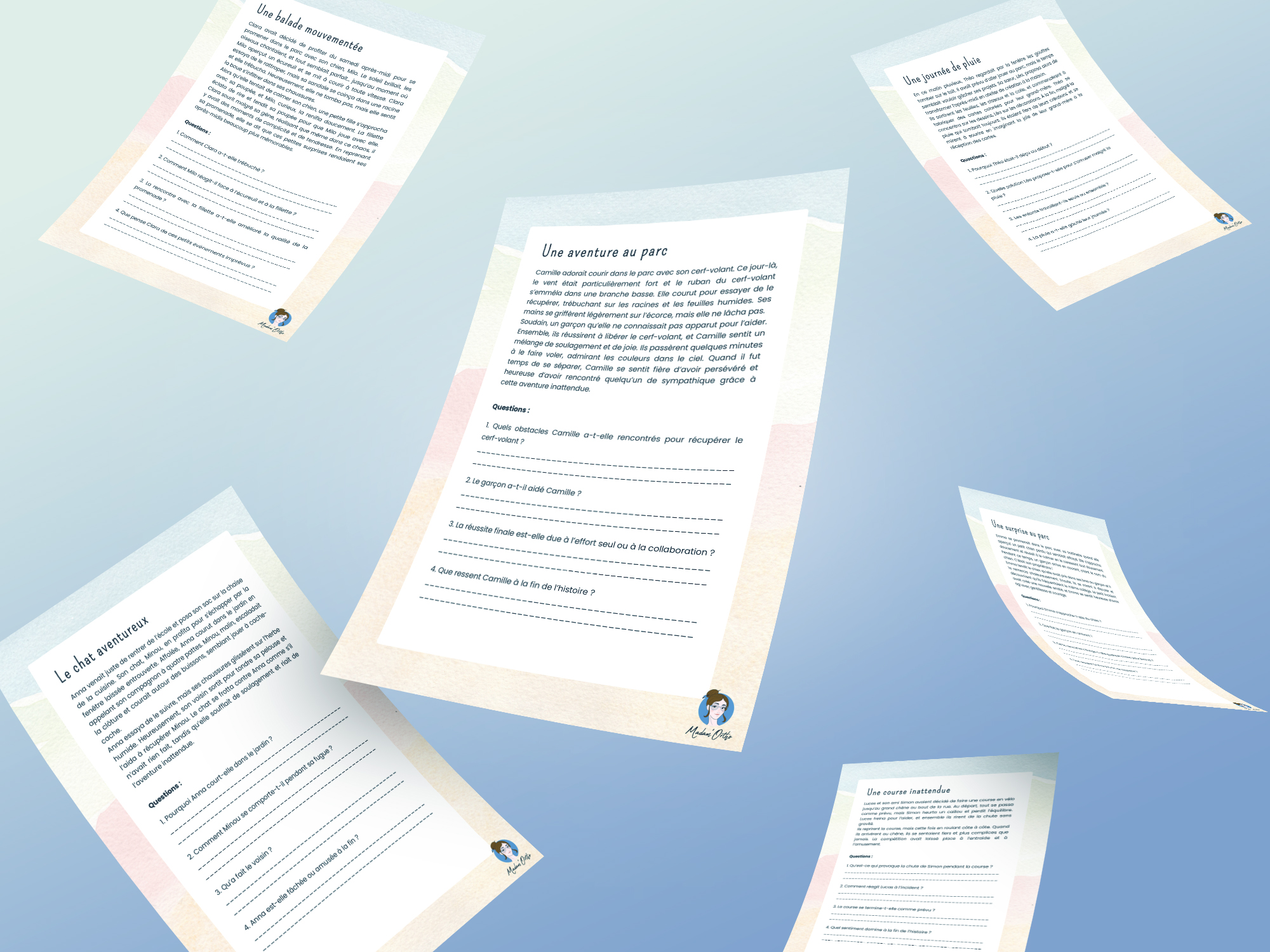 Les petites aventures ! Compréhension écrite - Textes courts et questions (PDF) – Image 3