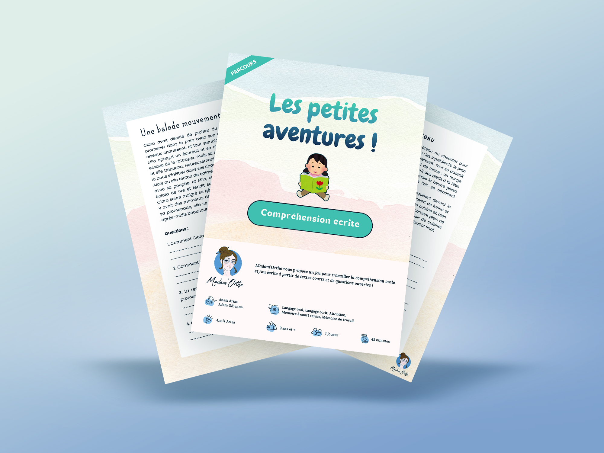 Les petites aventures ! Compréhension écrite - Textes courts et questions (PDF)